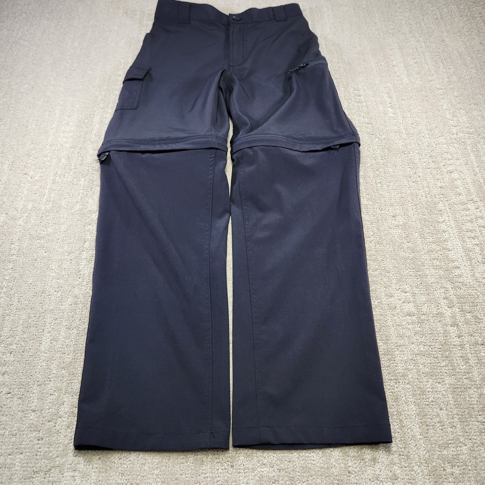 Magellan Cargo Pants Boys Large Outdoors Fishing Zipoff Convertible Black Wick